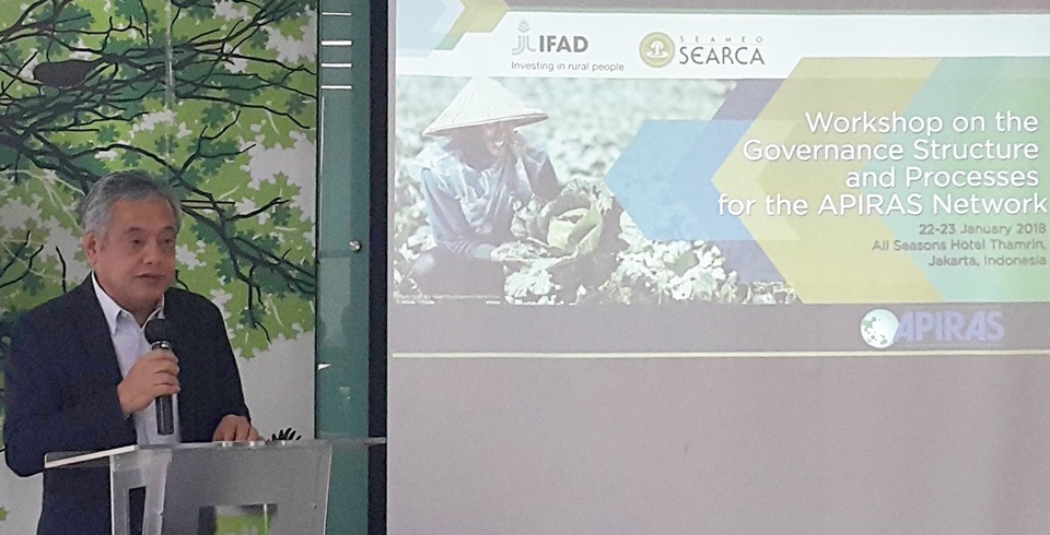 searca director opens ifad funded asia pacific regional workshop 01