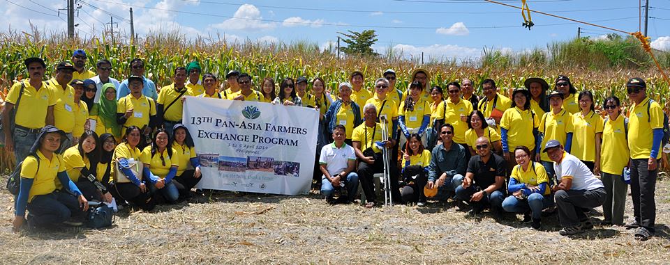 Participants of the 13th Pan-Asia Farmer's Exchange Program held in Manila, Philippines