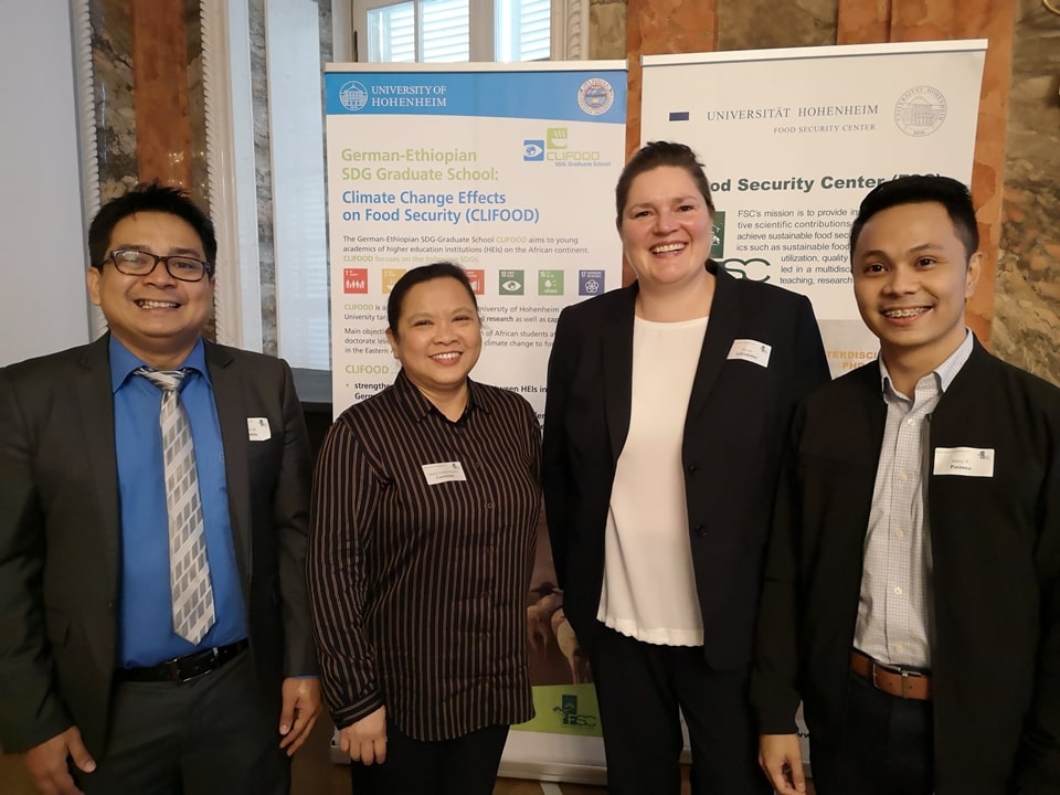 SEARCA delegation with FSC Chief Executive Officer, Dr. Nicole Schönleber, during the 2019 World Food Day Colloquium