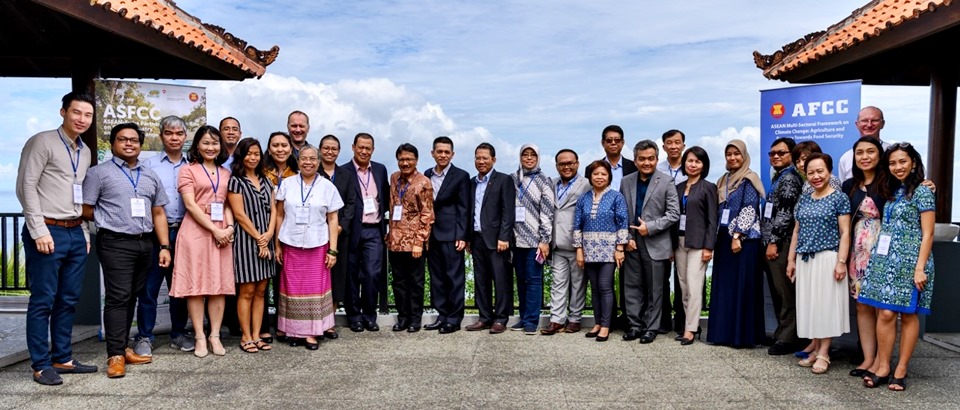 Participants of the 8th Ad-Hoc Steering Committee on Climate Change and Food Security (AHSC CCFS) held in Bali, Indonesia