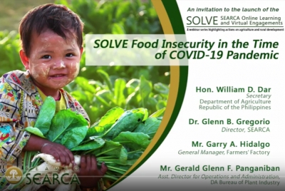 SEARCA SOLVE Food Insecurity in the Time of COVID-19 Pandemic